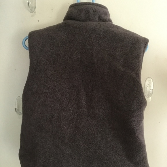 Reversible Warm Winter Vest Pink / Gray Fleece - Picture 3 of 6